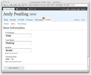 Profiles are completely customizable, you can provide members any types of fields to fill in.